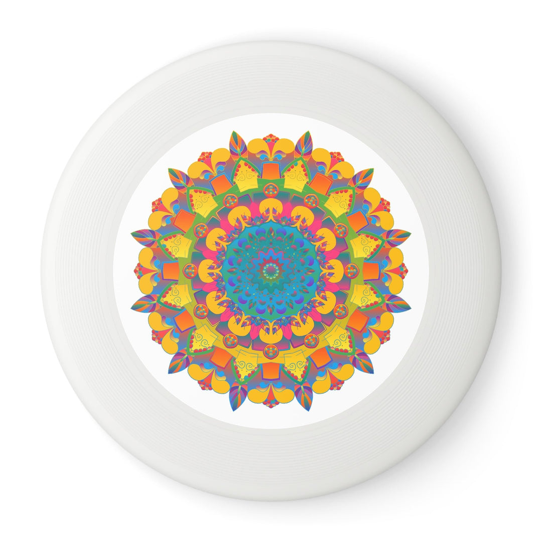 Vibrant Mandala Frisbee: Psychedelic Fun Accessories - Blululi