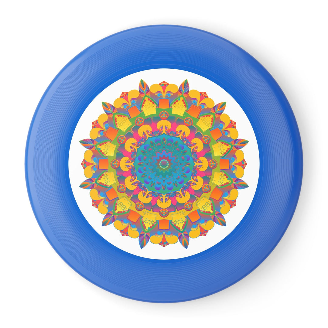 Vibrant Mandala Frisbee: Psychedelic Fun Accessories - Blululi