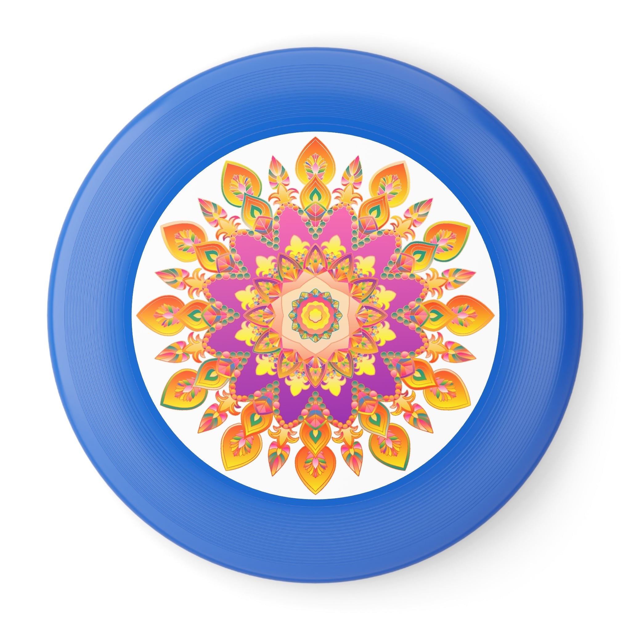 Vibrant Mandala Frisbee: Psychedelic Fun Accessories - Blululi