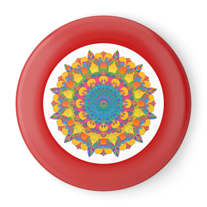 Vibrant Mandala Frisbee: Psychedelic Fun Accessories - Blululi