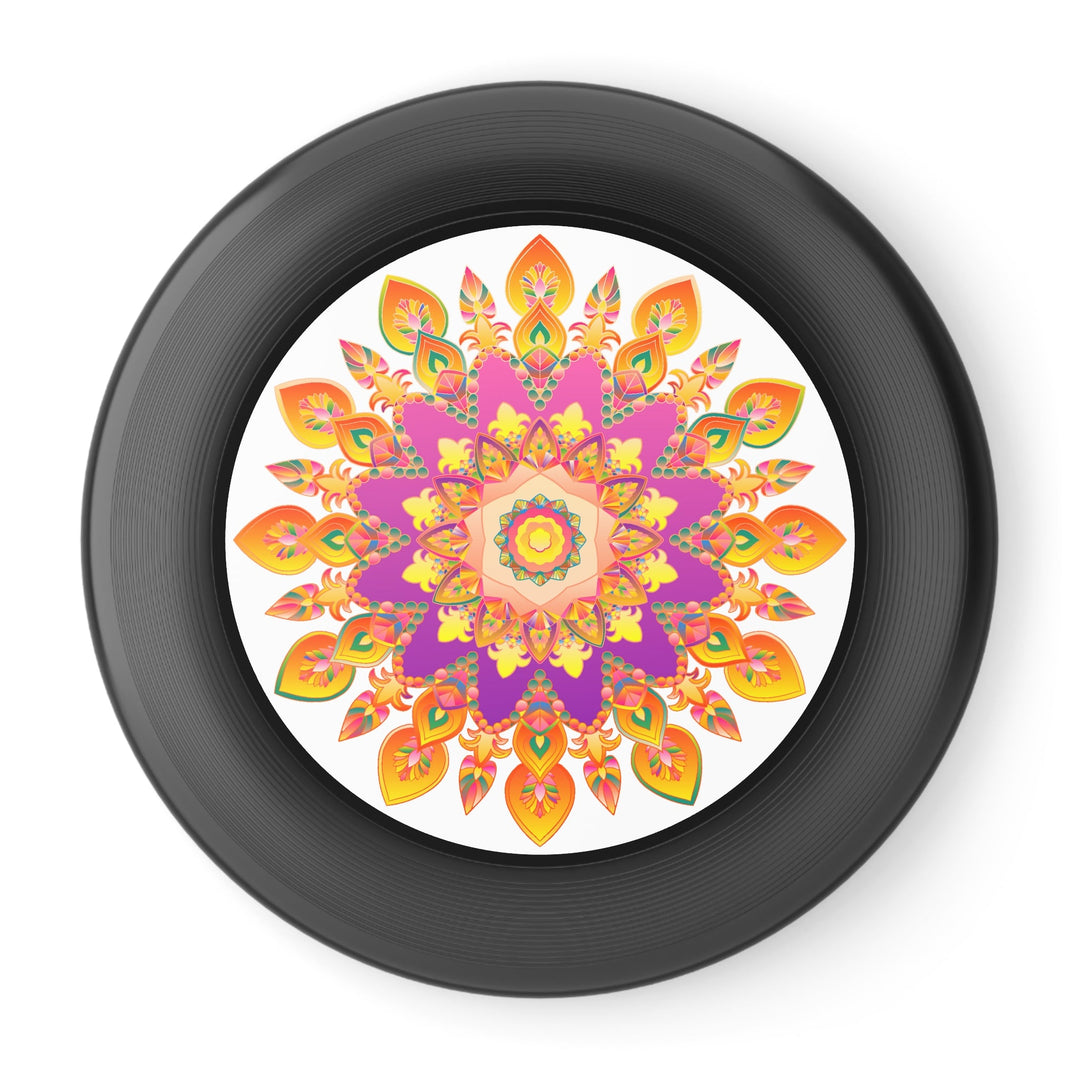 Vibrant Mandala Frisbee: Psychedelic Fun Accessories - Blululi