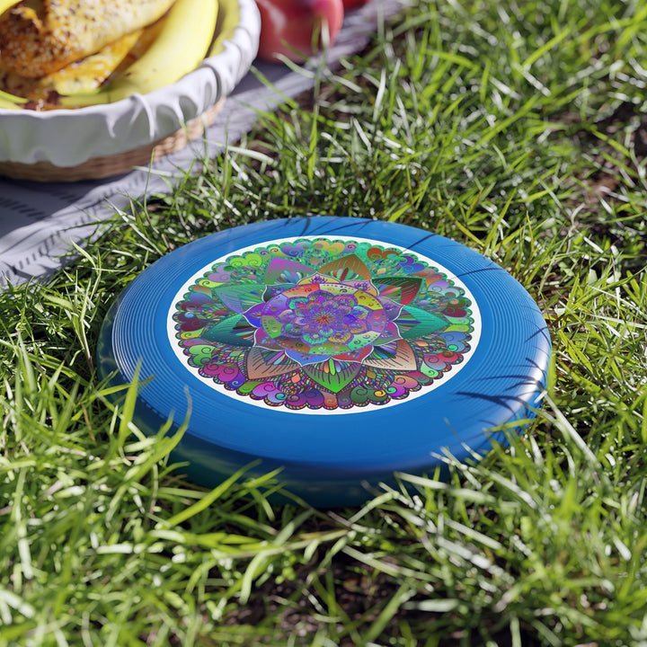 Vibrant Mandala Frisbee: Stained Glass Design Accessories - Blululi