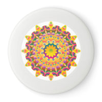 Vibrant Mandala Frisbee: Sunburst Design Accessories - Blululi
