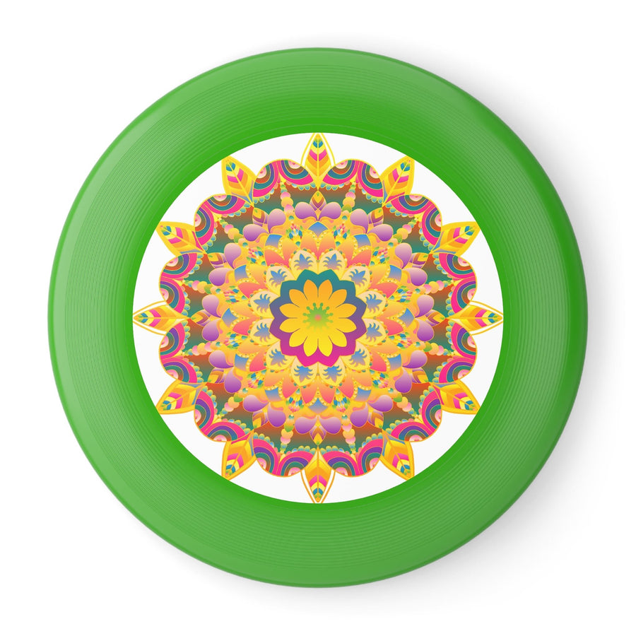 Vibrant Mandala Frisbee: Sunburst Design Accessories - Blululi