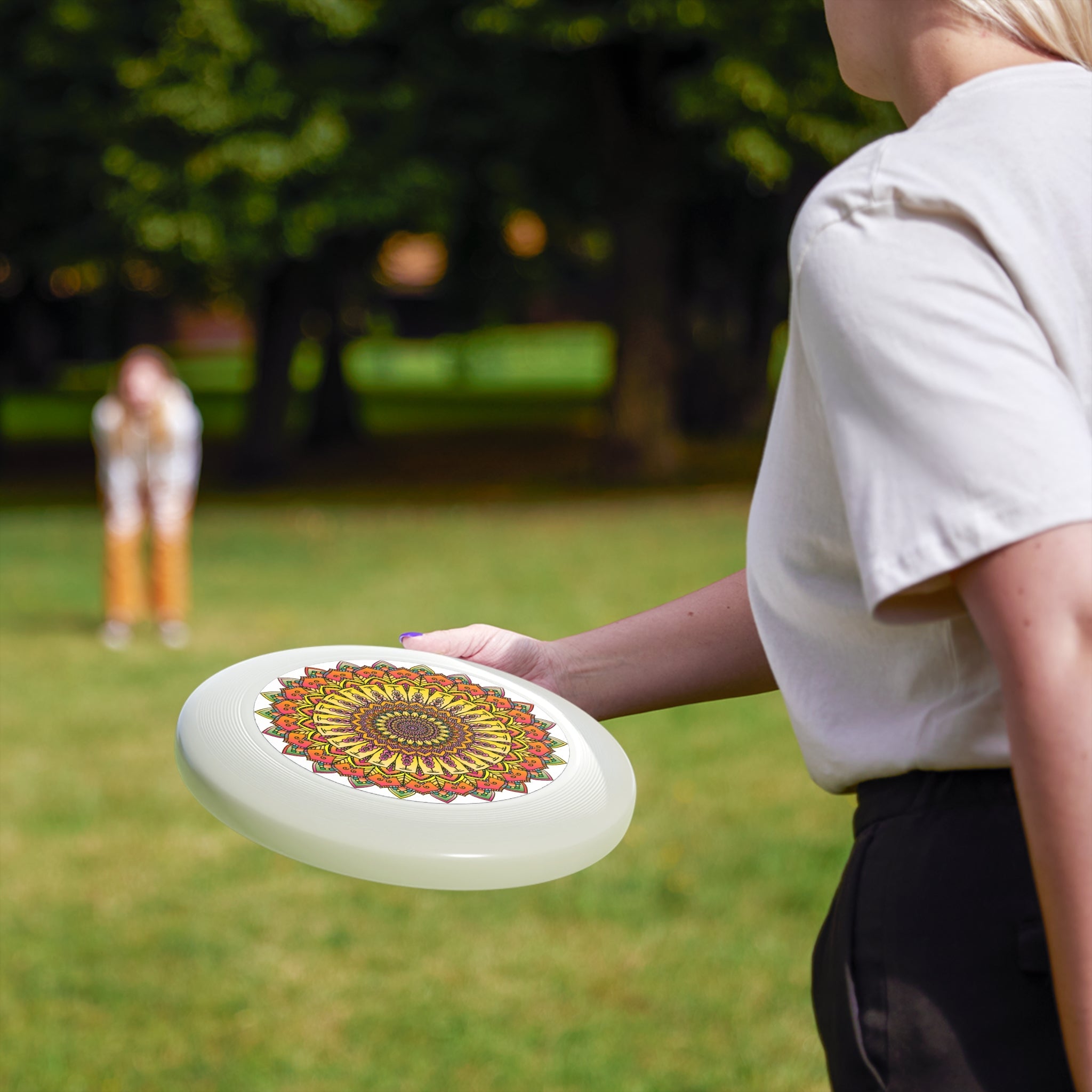 Vibrant Mandala Frisbee: Ultimate Fun Accessories - Blululi