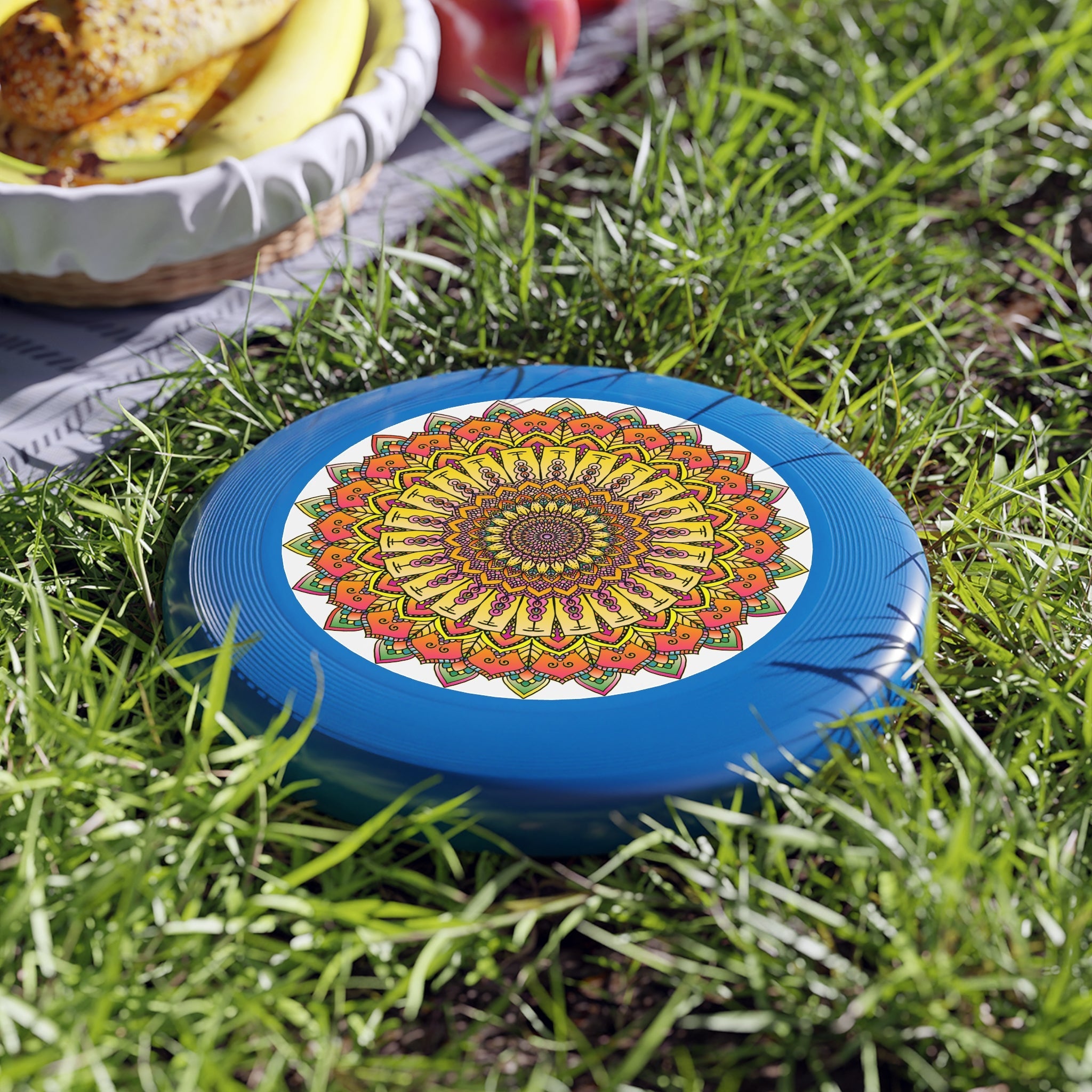 Vibrant Mandala Frisbee: Ultimate Fun Accessories - Blululi