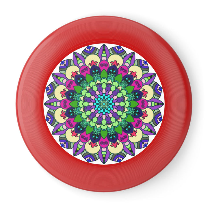 Vibrant Mandala Frisbee: Unique Design Accessories - Blululi