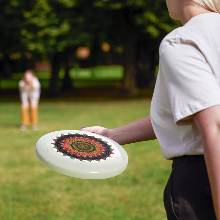 Vibrant Mandala Frisbee: Unique Design Accessories - Blululi