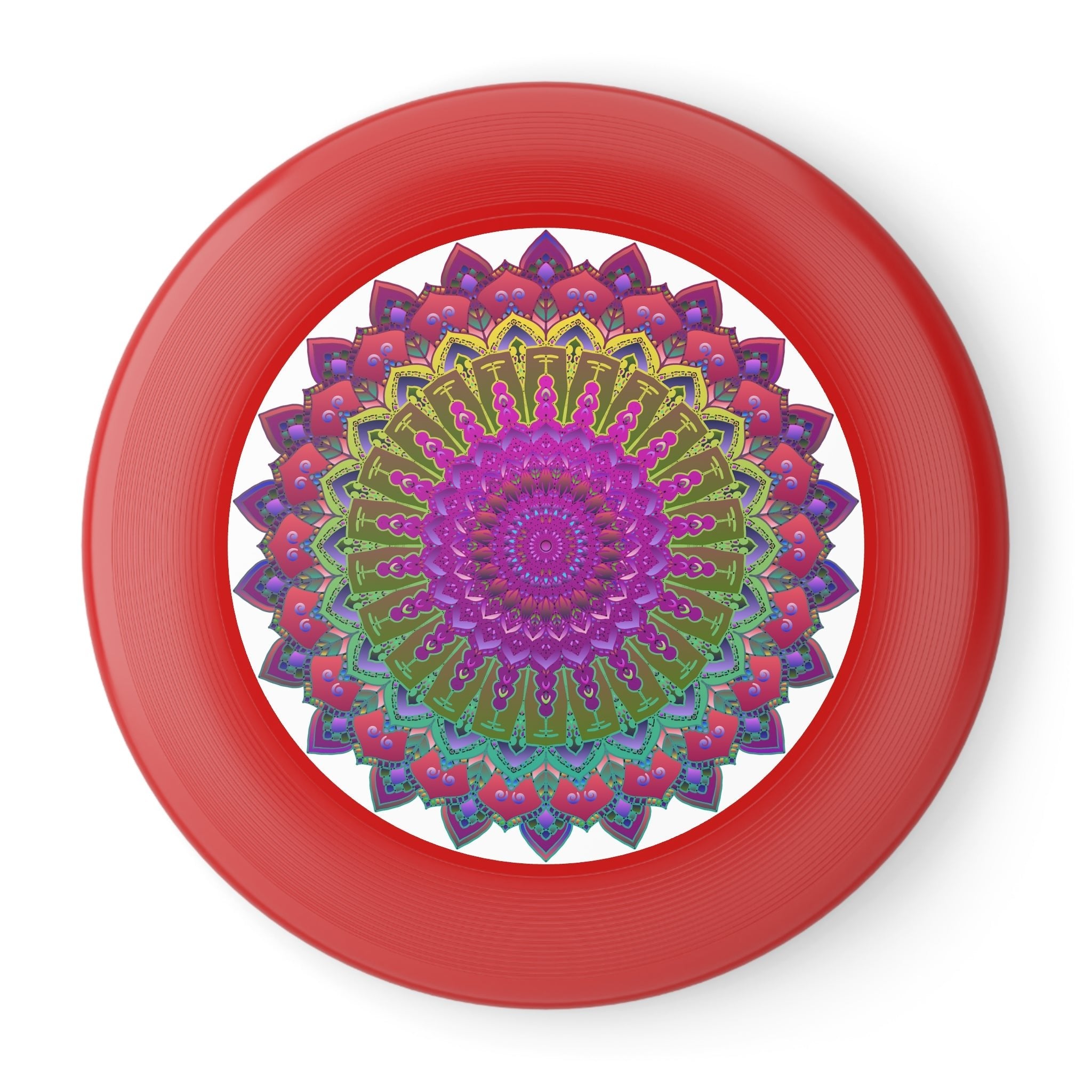 Vibrant Mandala Frisbee: Unique Design Accessories - Blululi