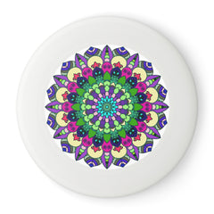 Vibrant Mandala Frisbee: Unique Design Accessories - Blululi