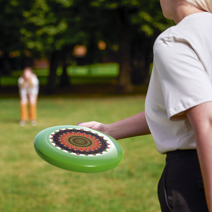 Vibrant Mandala Frisbee: Unique Design Accessories - Blululi