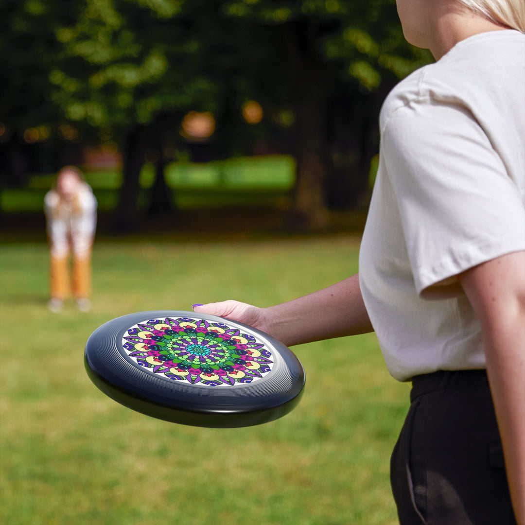 Vibrant Mandala Frisbee: Unique Design Accessories - Blululi