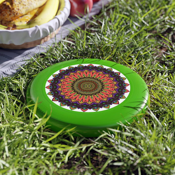 Vibrant Mandala Frisbee: Unique Design Accessories - Blululi