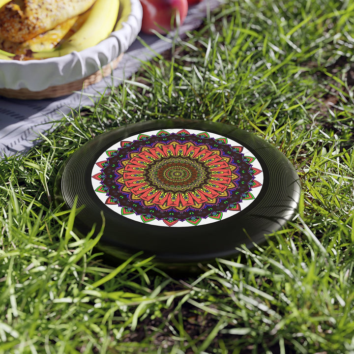 Vibrant Mandala Frisbee: Unique Design Accessories - Blululi