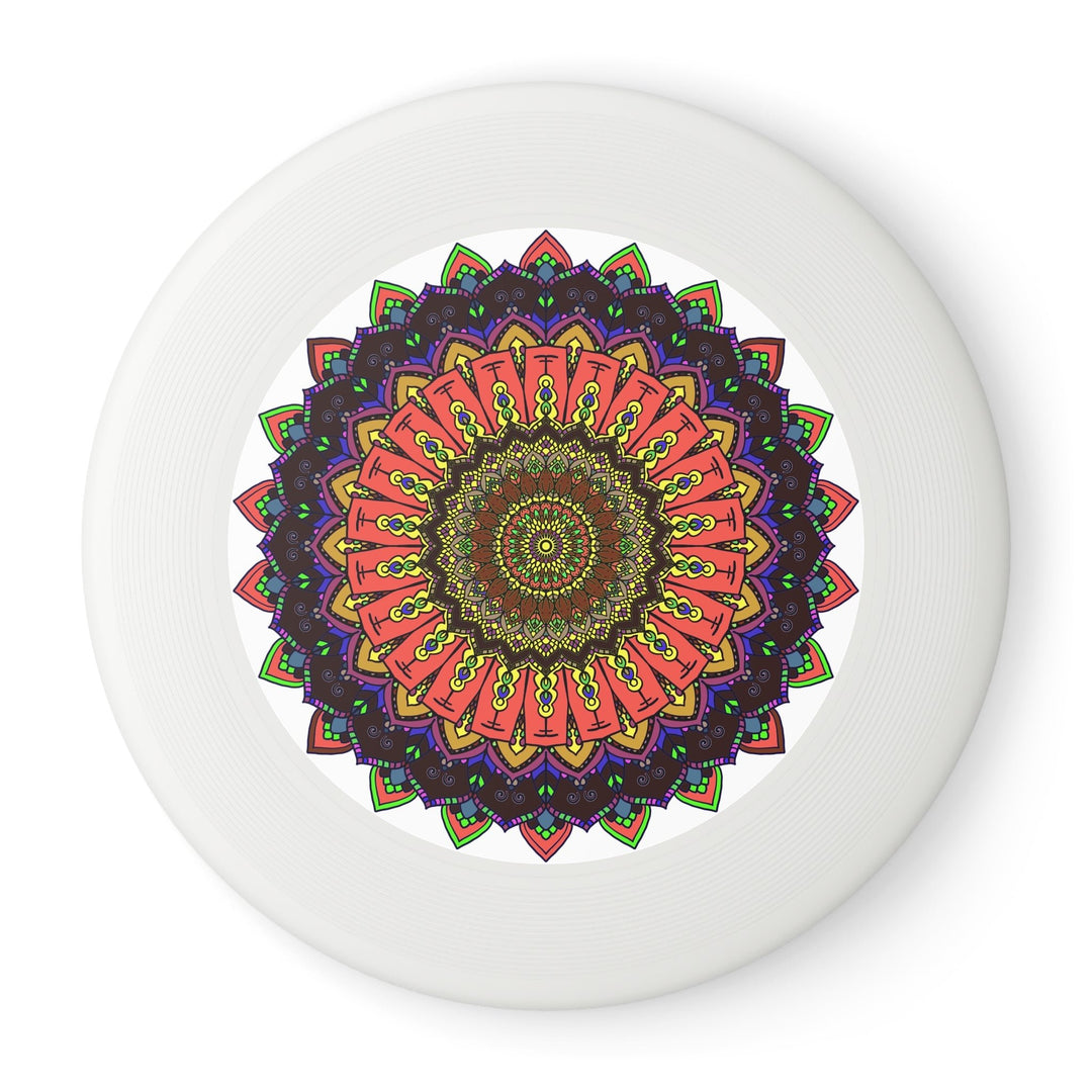 Vibrant Mandala Frisbee: Unique Design Accessories - Blululi