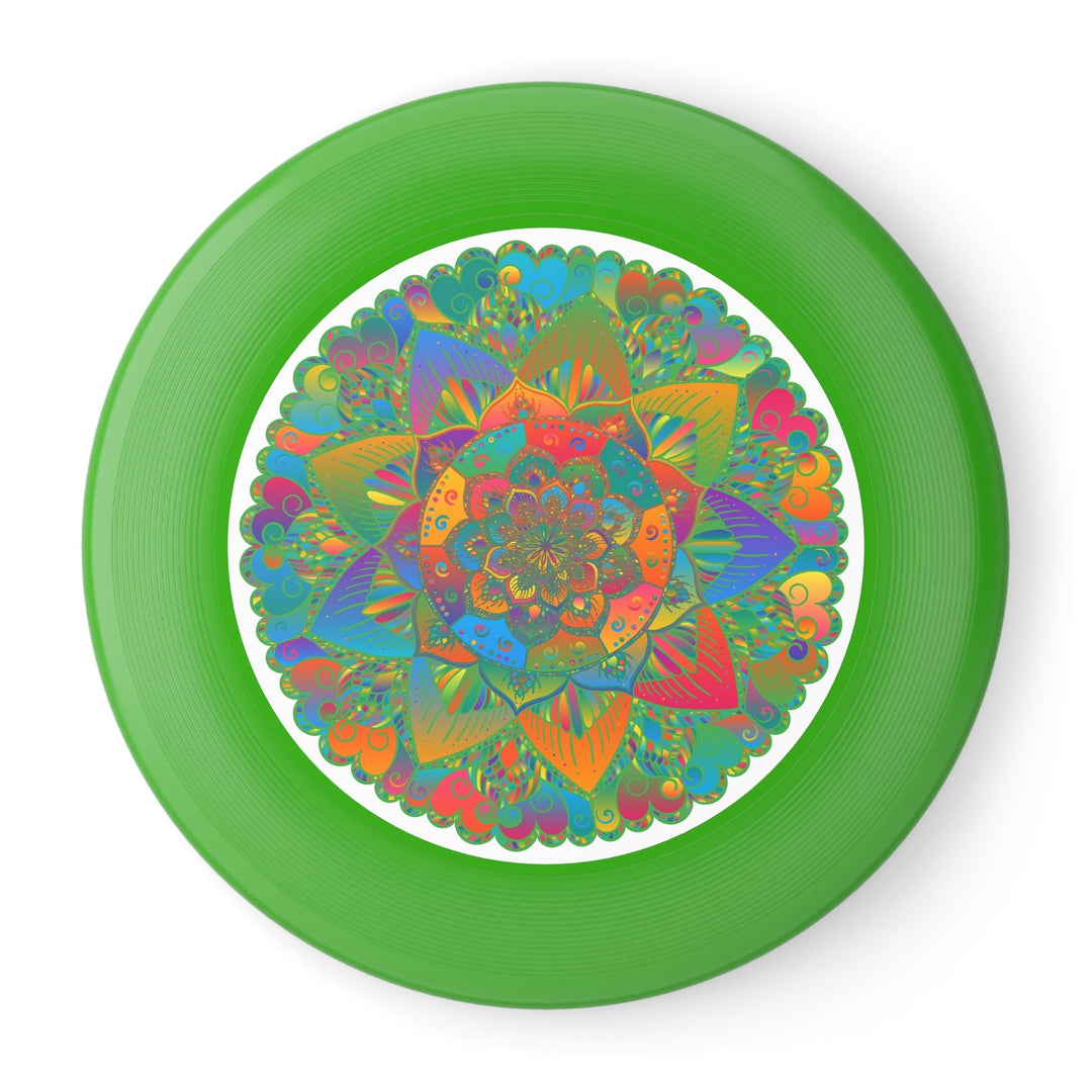 Vibrant Mandala Frisbee: Zen Garden Toss Accessories - Blululi