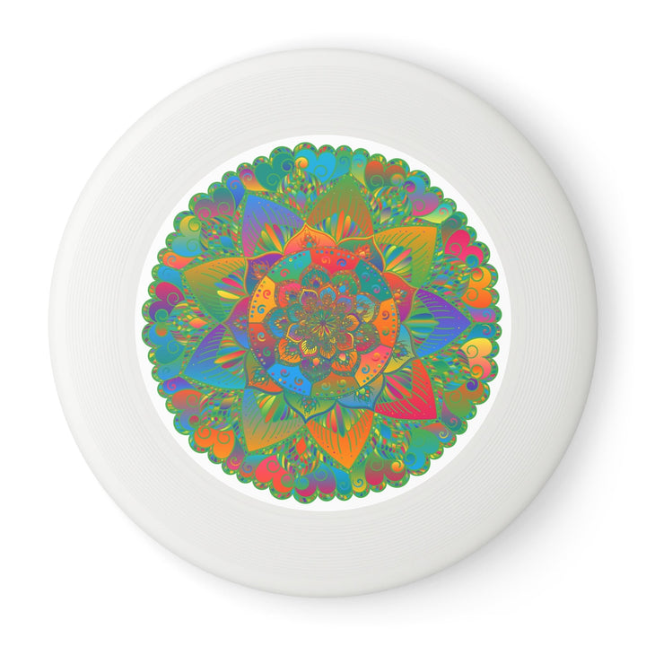 Vibrant Mandala Frisbee: Zen Garden Toss Accessories - Blululi