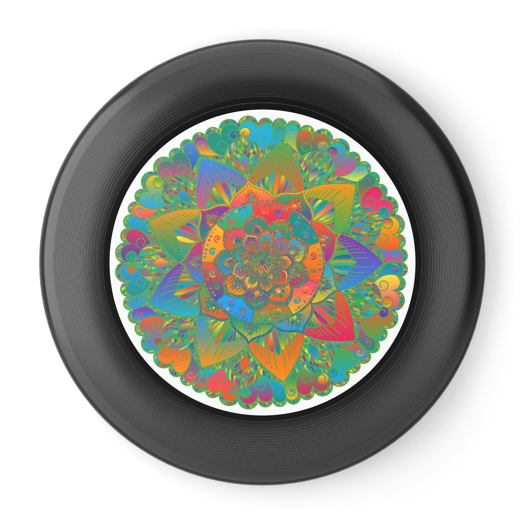 Vibrant Mandala Frisbee: Zen Garden Toss Accessories - Blululi