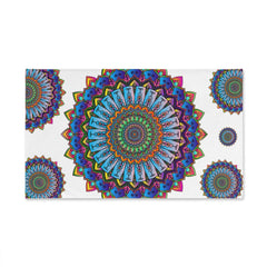 Vibrant Mandala Hand Towel - Colorful & Intricate Home Decor - Blululi