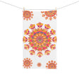 Vibrant Mandala Hand Towel - Colorful & Intricate Home Decor - Blululi