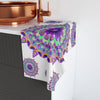 Vibrant Mandala Hand Towel - Purple Flower Design Home Decor - Blululi