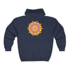 Vibrant Mandala Hoodie - Colorful Artwear Hoodie - Blululi