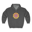 Vibrant Mandala Hoodie - Colorful & Intricate Design Hoodie - Blululi