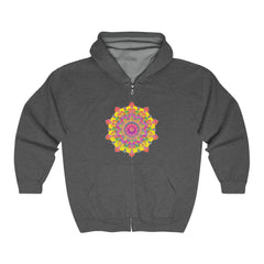 Vibrant Mandala Hoodie - Colorful & Intricate Design Hoodie - Blululi