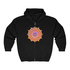 Vibrant Mandala Hoodie - Colorful & Intricate Design Hoodie - Blululi