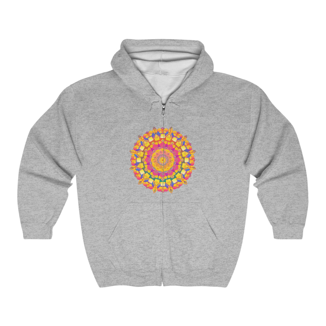 Vibrant Mandala Hoodie - Colorful & Intricate Hoodie - Blululi