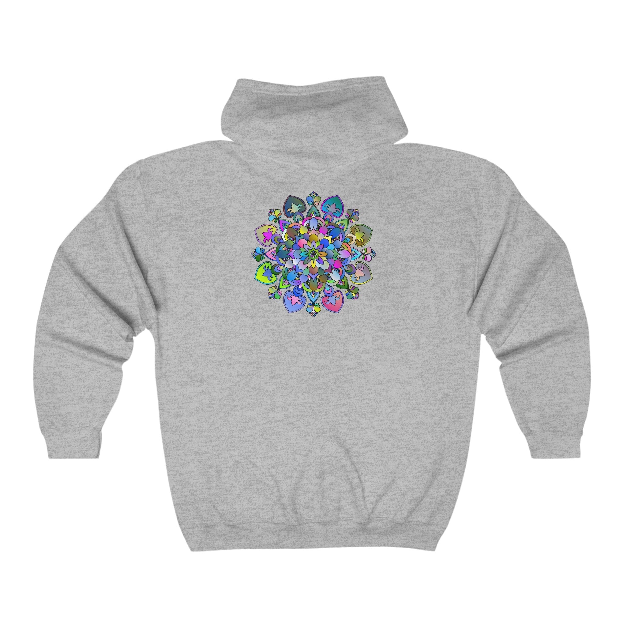 Vibrant Mandala Hoodie - Colorful & Intricate Hoodie - Blululi