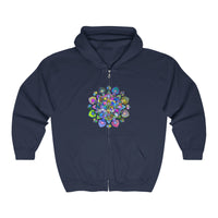 Vibrant Mandala Hoodie - Colorful & Intricate Hoodie - Blululi