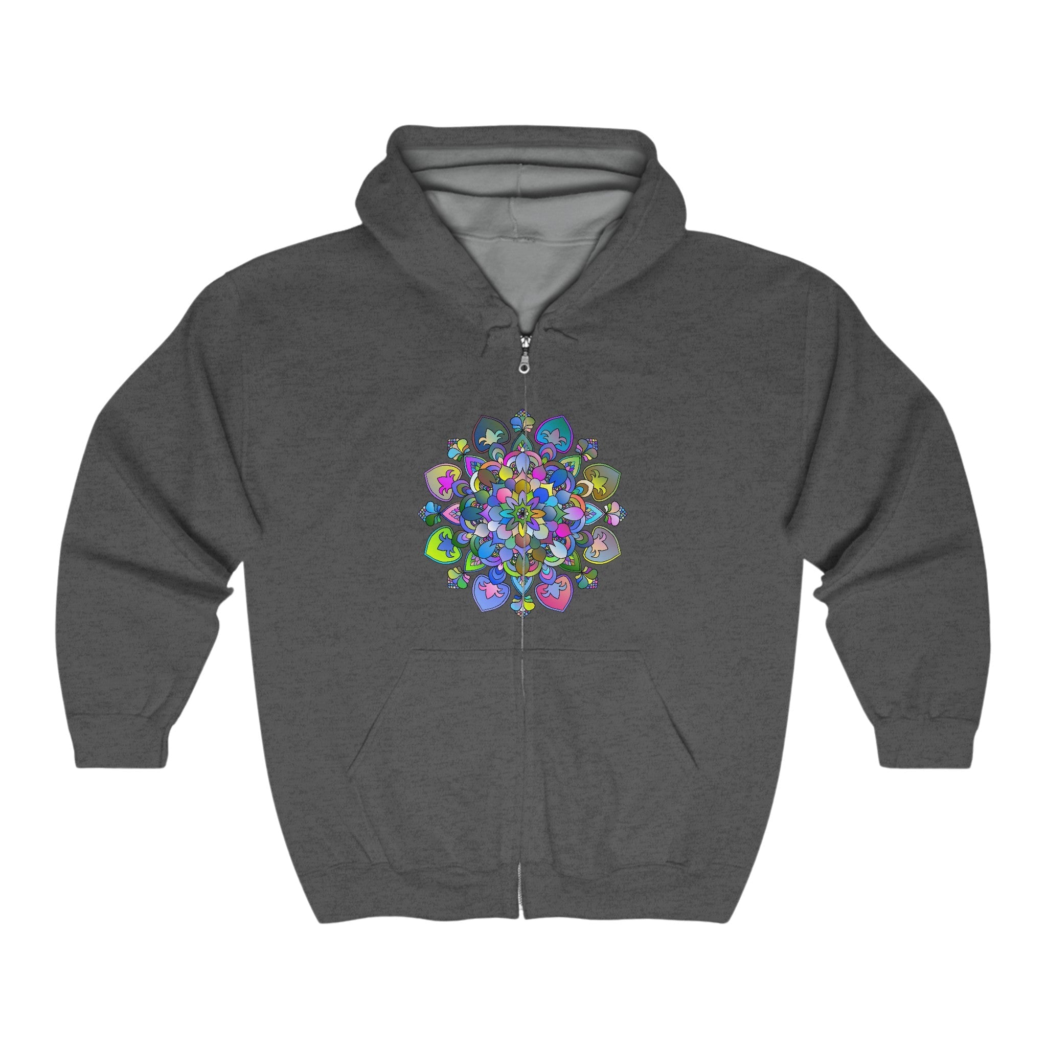 Vibrant Mandala Hoodie - Colorful & Intricate Hoodie - Blululi