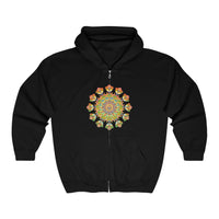 Vibrant Mandala Hoodie - Colorful & Intricate Hoodie - Blululi