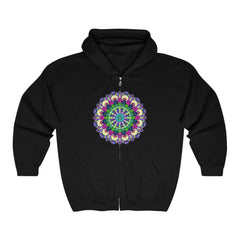Vibrant Mandala Hoodie - Colorful & Intricate Hoodie - Blululi