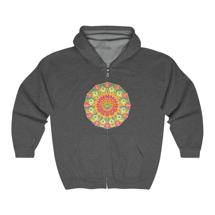 Vibrant Mandala Hoodie - Colorful & Intricate Hoodie - Blululi