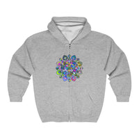 Vibrant Mandala Hoodie - Colorful & Intricate Hoodie - Blululi