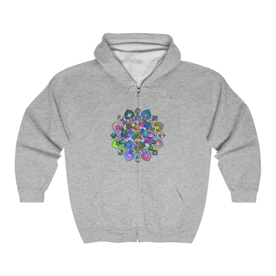 Vibrant Mandala Hoodie - Colorful & Intricate Hoodie - Blululi