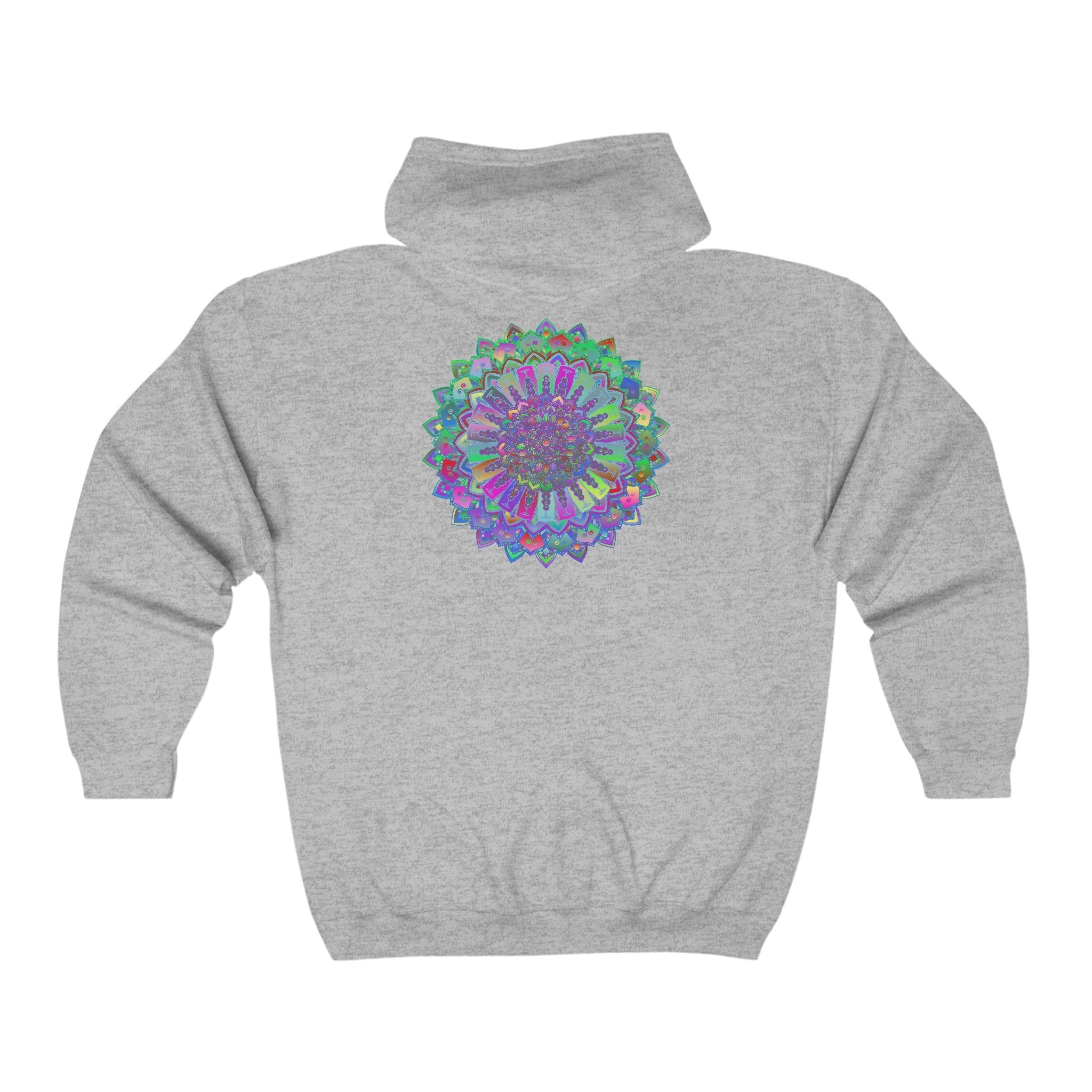 Vibrant Mandala Hoodie - Colorful & Intricate Hoodie - Blululi