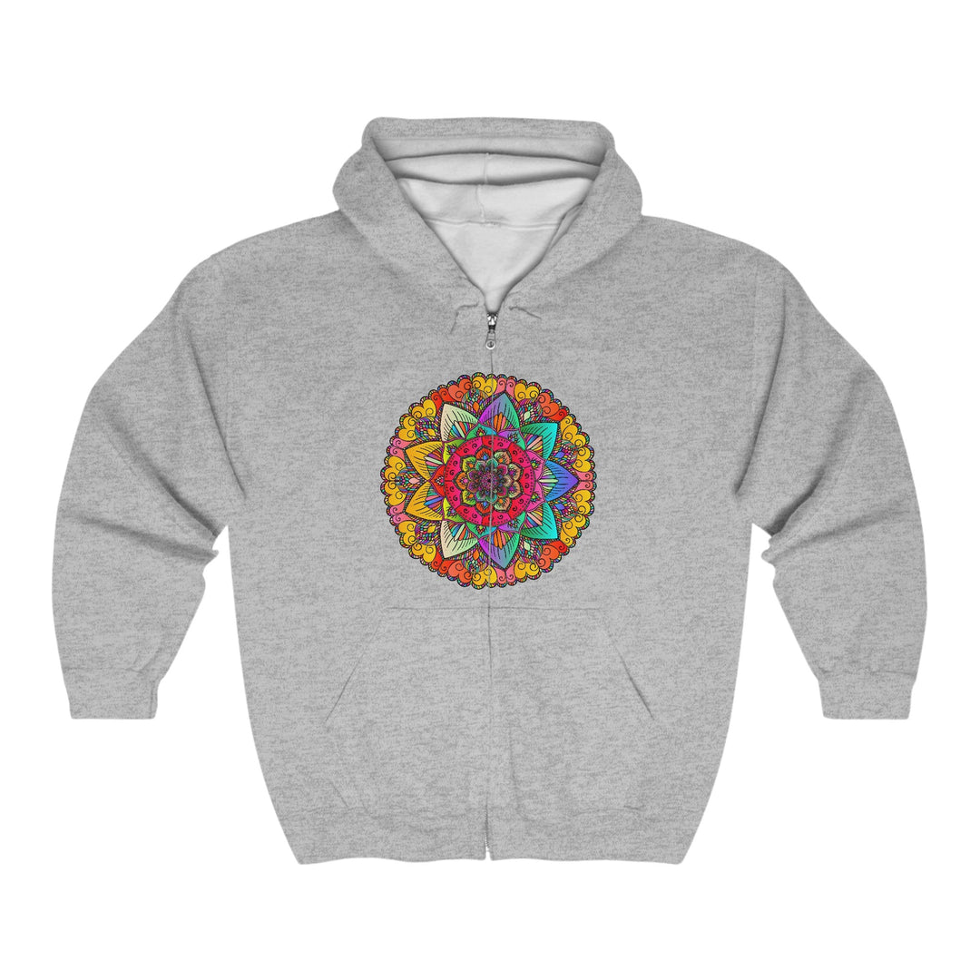 Vibrant Mandala Hoodie - Colorful & Intricate Hoodie - Blululi