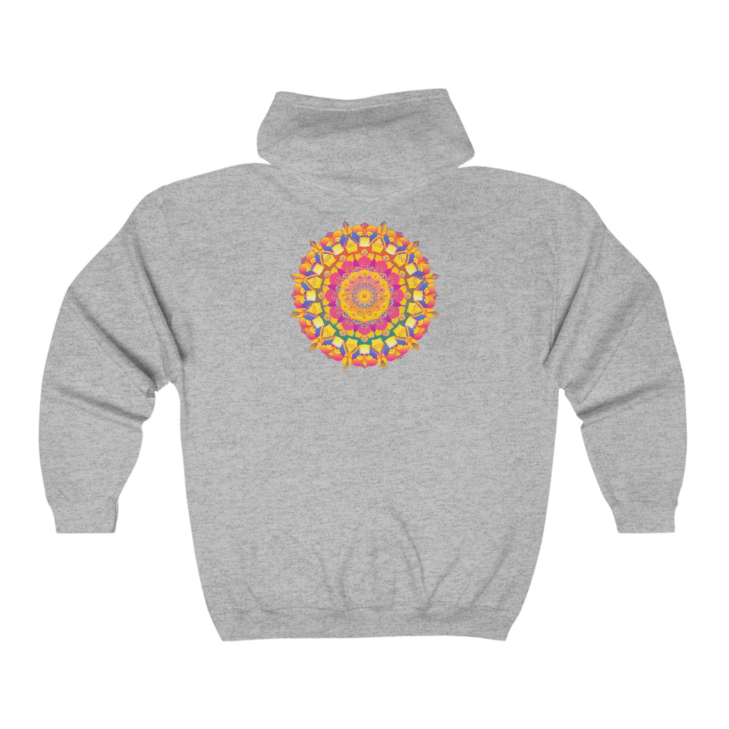 Vibrant Mandala Hoodie - Colorful & Intricate Hoodie - Blululi