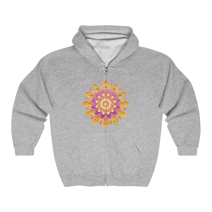 Vibrant Mandala Hoodie - Colorful & Intricate Hoodie - Blululi