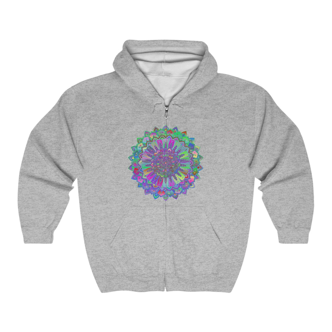 Vibrant Mandala Hoodie - Colorful & Intricate Hoodie - Blululi