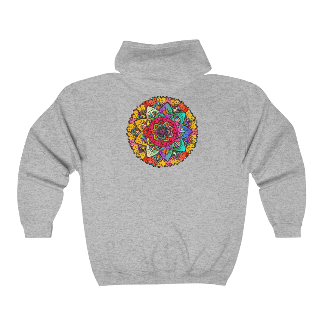 Vibrant Mandala Hoodie - Colorful & Intricate Hoodie - Blululi