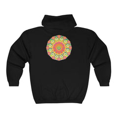 Vibrant Mandala Hoodie - Colorful & Intricate Hoodie - Blululi
