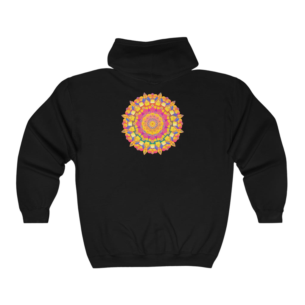 Vibrant Mandala Hoodie - Colorful & Intricate Hoodie - Blululi