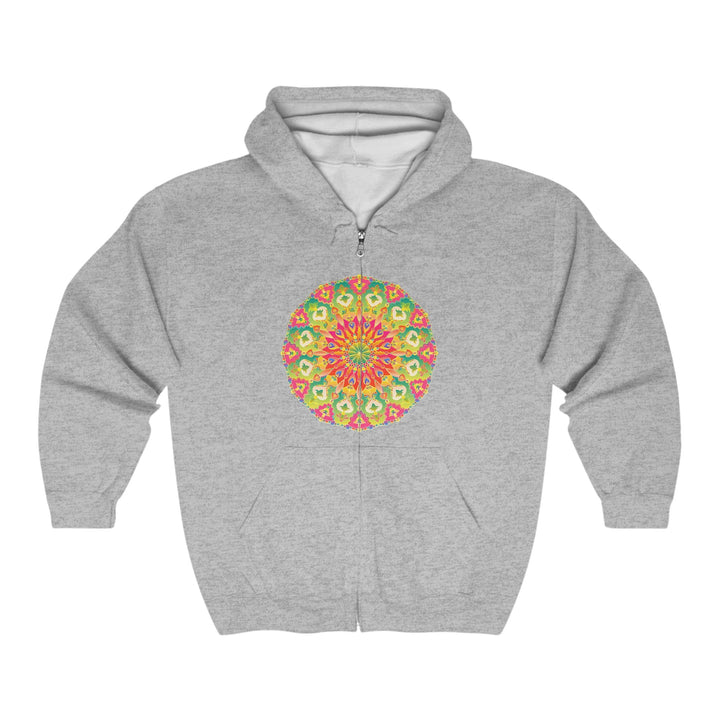 Vibrant Mandala Hoodie - Colorful & Intricate Hoodie - Blululi