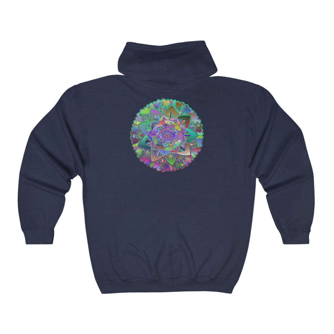 Vibrant Mandala Hoodie - Colorful & Psychedelic Hoodie - Blululi