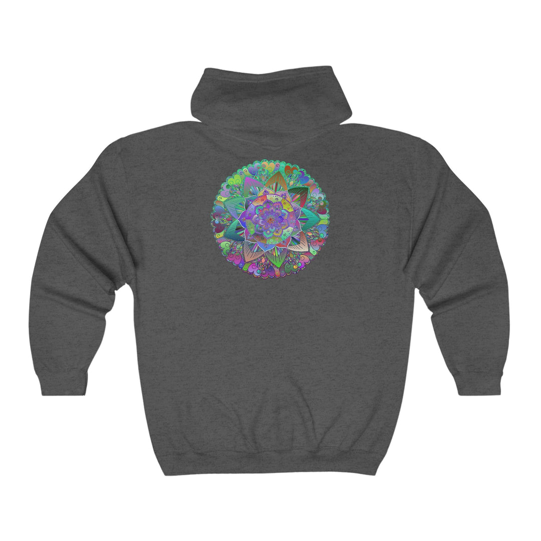 Vibrant Mandala Hoodie - Colorful & Psychedelic Hoodie - Blululi