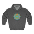 Vibrant Mandala Hoodie - Colorful & Psychedelic Hoodie - Blululi